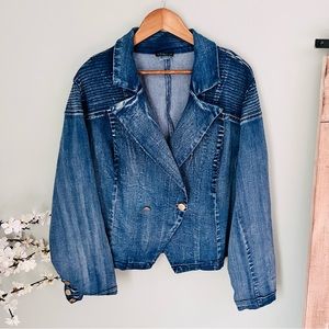 Venus Double breasted Jean Jacket Size 18